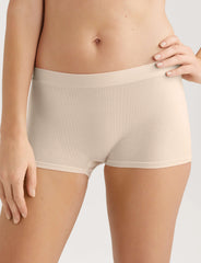 Women's Second Skin Luxe Rib Boyshort (3-Pack)