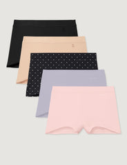 Women's Cool Cotton Boyshort (5-Pack)