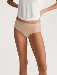 Women's Second Skin High Rise Brief, Lace Mix (3-Pack)