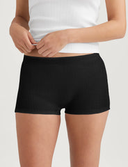 Women's Cotton Pointelle High Rise Boyshort (5-Pack)