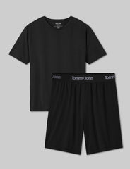 Second Skin Luxe Rib Sleep Tee & Short Set
